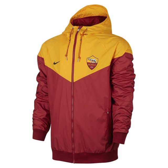 18-19 Roma Red Woven Windrunner Jacket